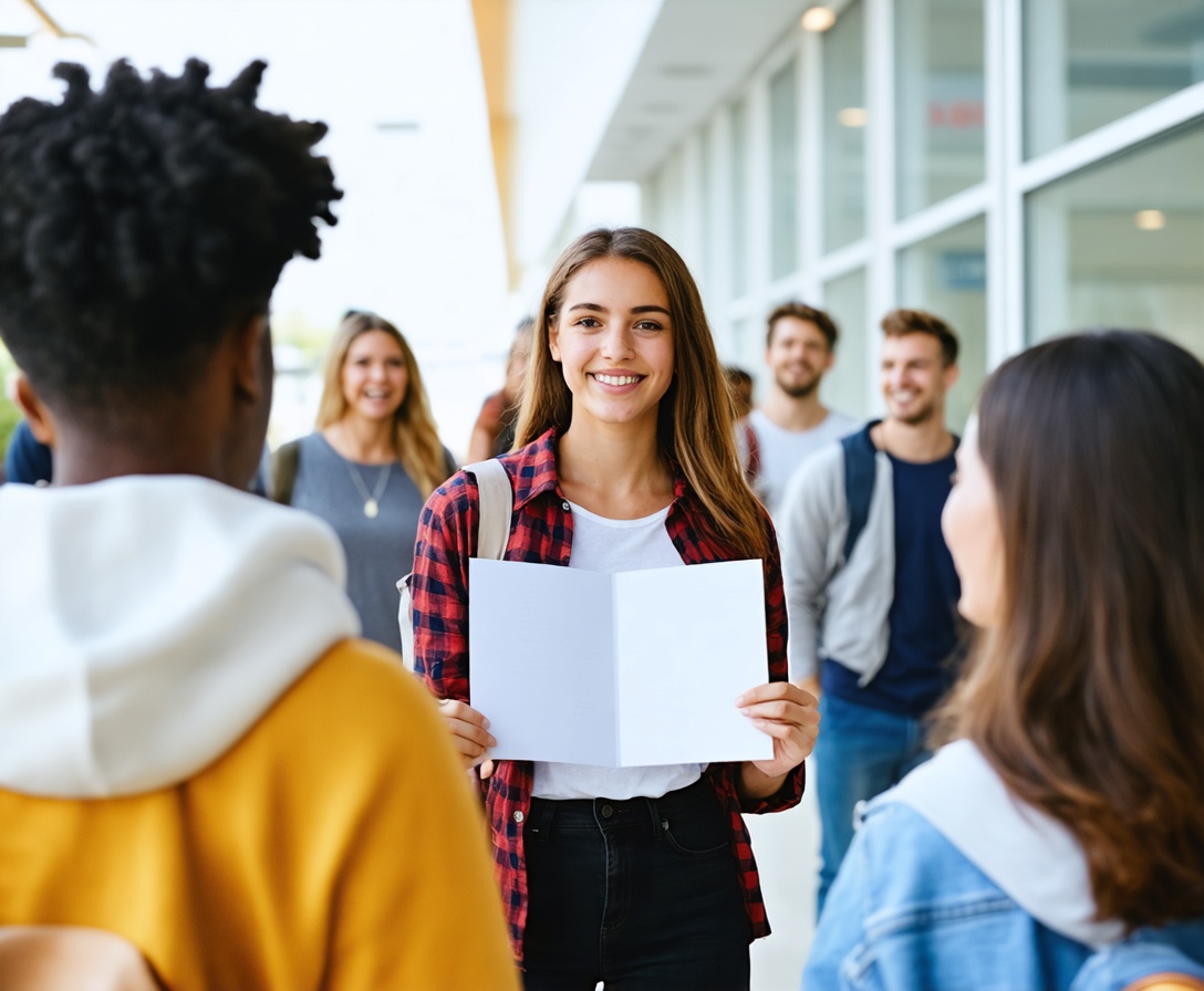 A diverse graduate receiving a technical certification at a modern ceremony at Kodirovanie Academy